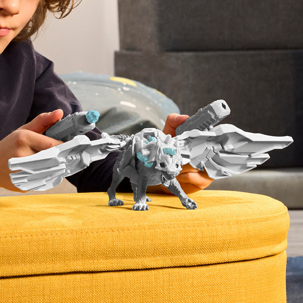 schleich-eldrador-42815-gladiator-eiswolf-spielfigur-14-tlg image 2