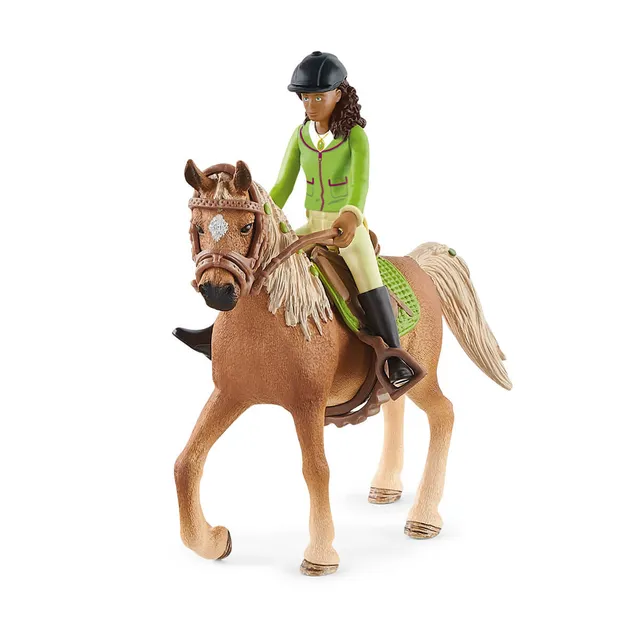 schleich-horse-club-sarah-mystery-figur-pferd-set image 1