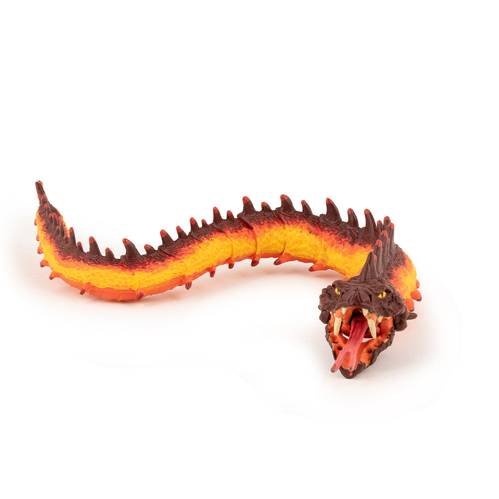 papo-fantasy-feuerbasilisk-drachenfigur-feuer-rot image 1