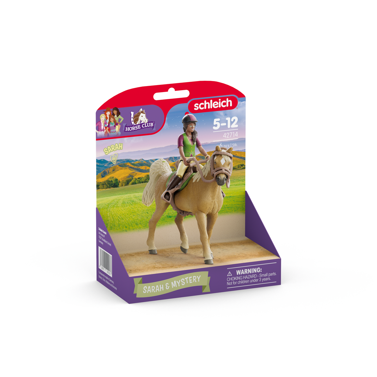 schleich-42714-horse-club-sarah-mystery-pferd-reiter-set image 5