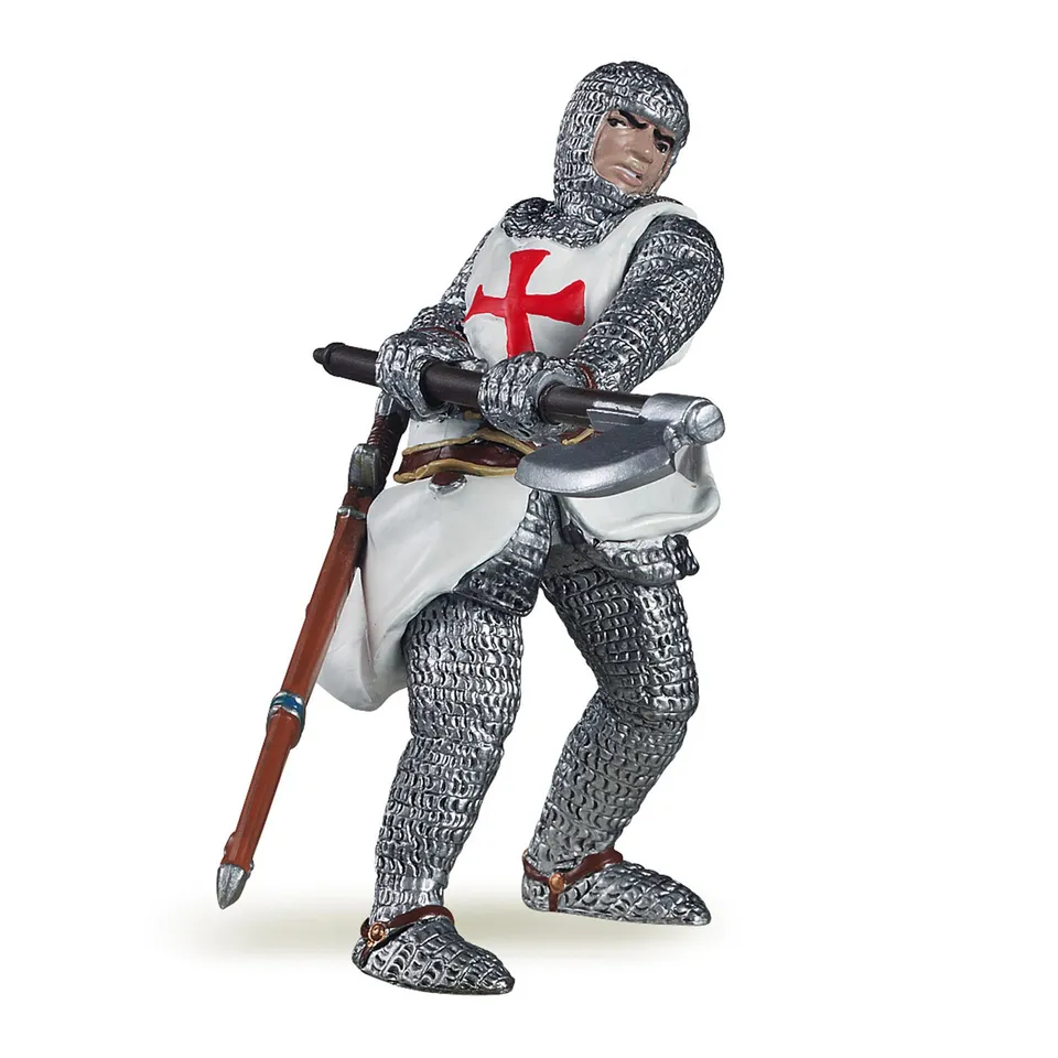 papo-medieval-templer-ritterfigur-mit-rotem-kreuz image 1