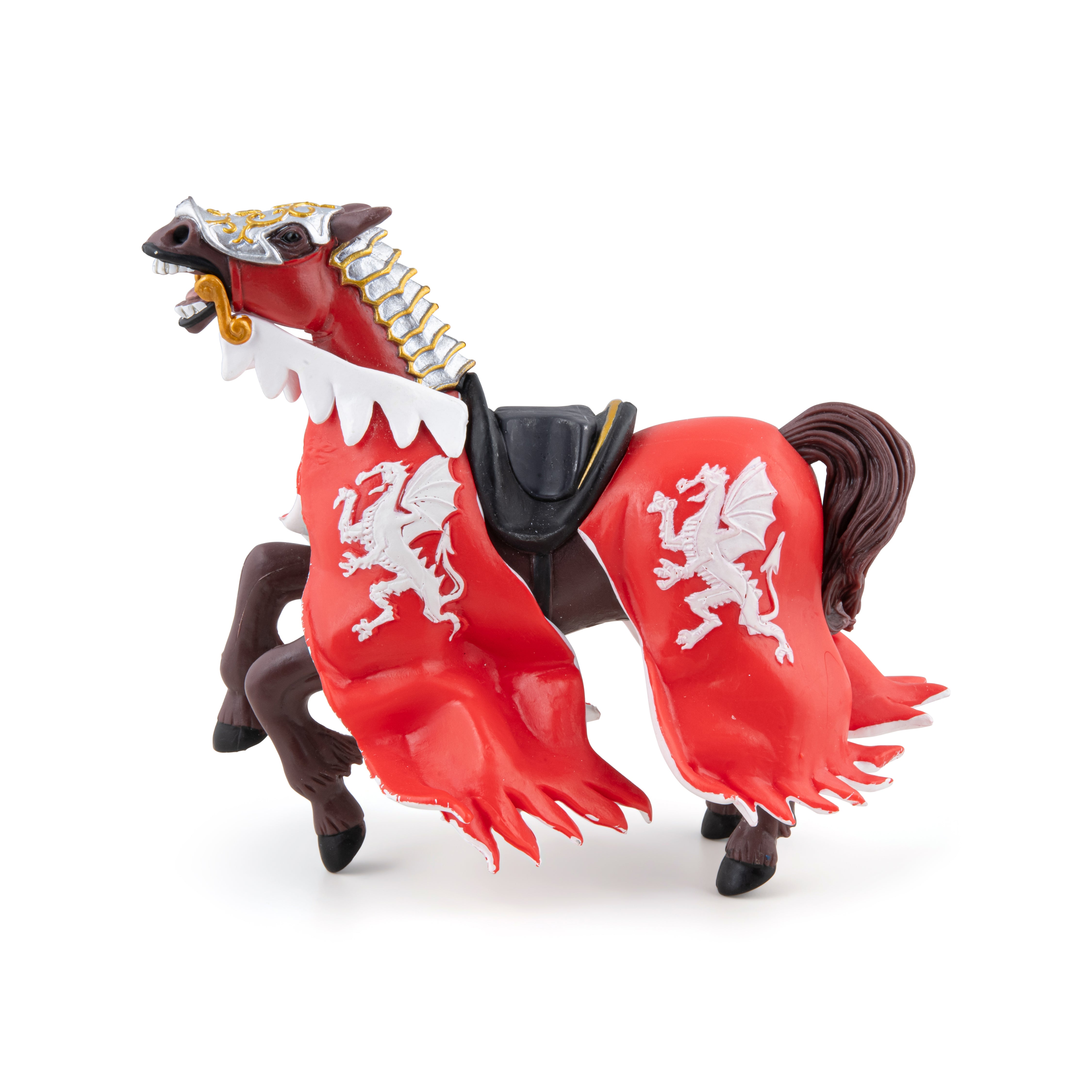 papo-medieval-k-nigspferd-mit-rotem-drachen-figur image 1