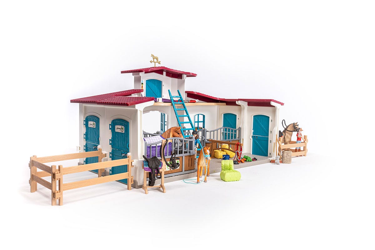 schleich-horse-club-reiterhof-42567-spielset-mit-pferden image 5