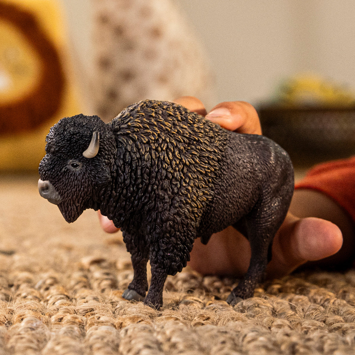 schleich-wild-life-bison-14879-spielfigur-bulle image 2