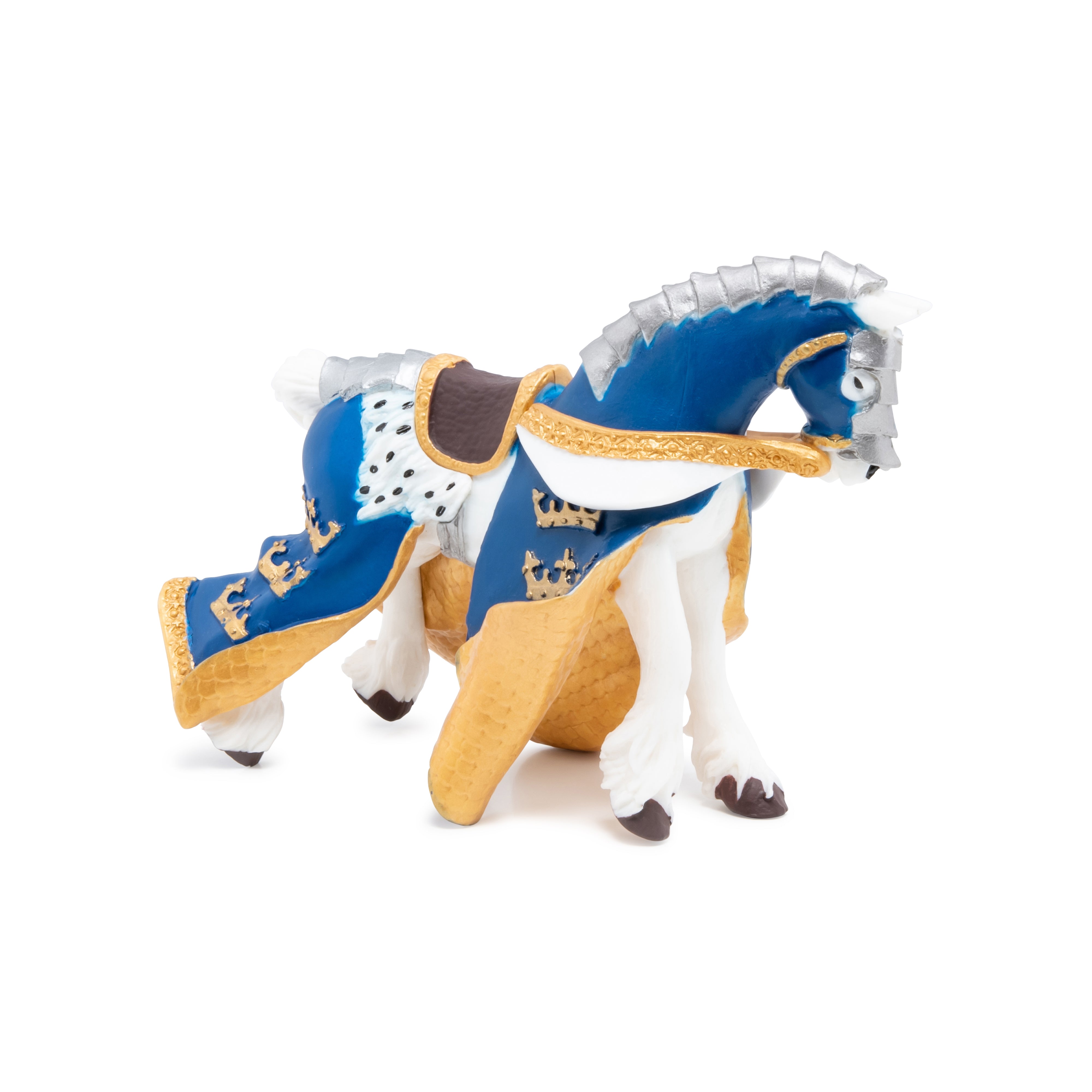 papo-medieval-k-nig-artus-pferd-figur-blau image 3