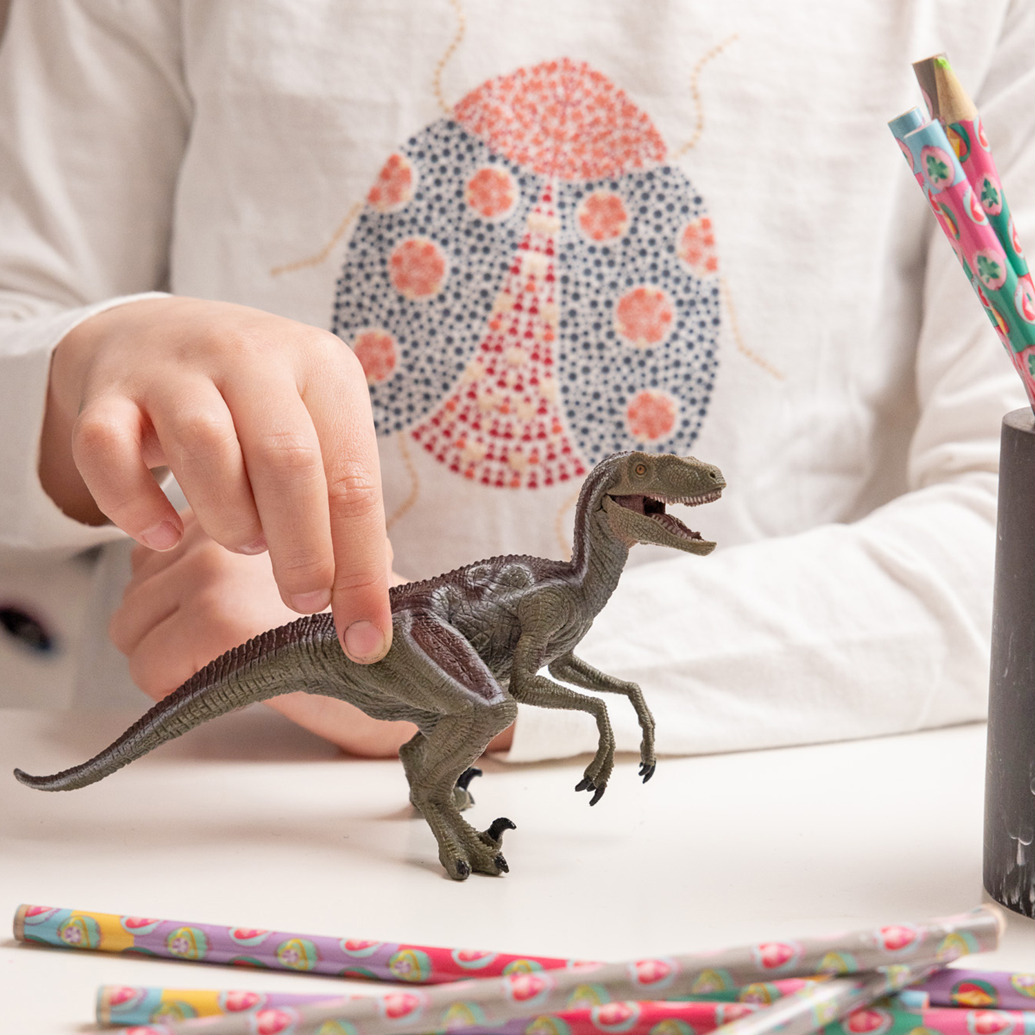 papo-dinosaurs-velociraptor-dinosaurierfigur-beweglich image 2