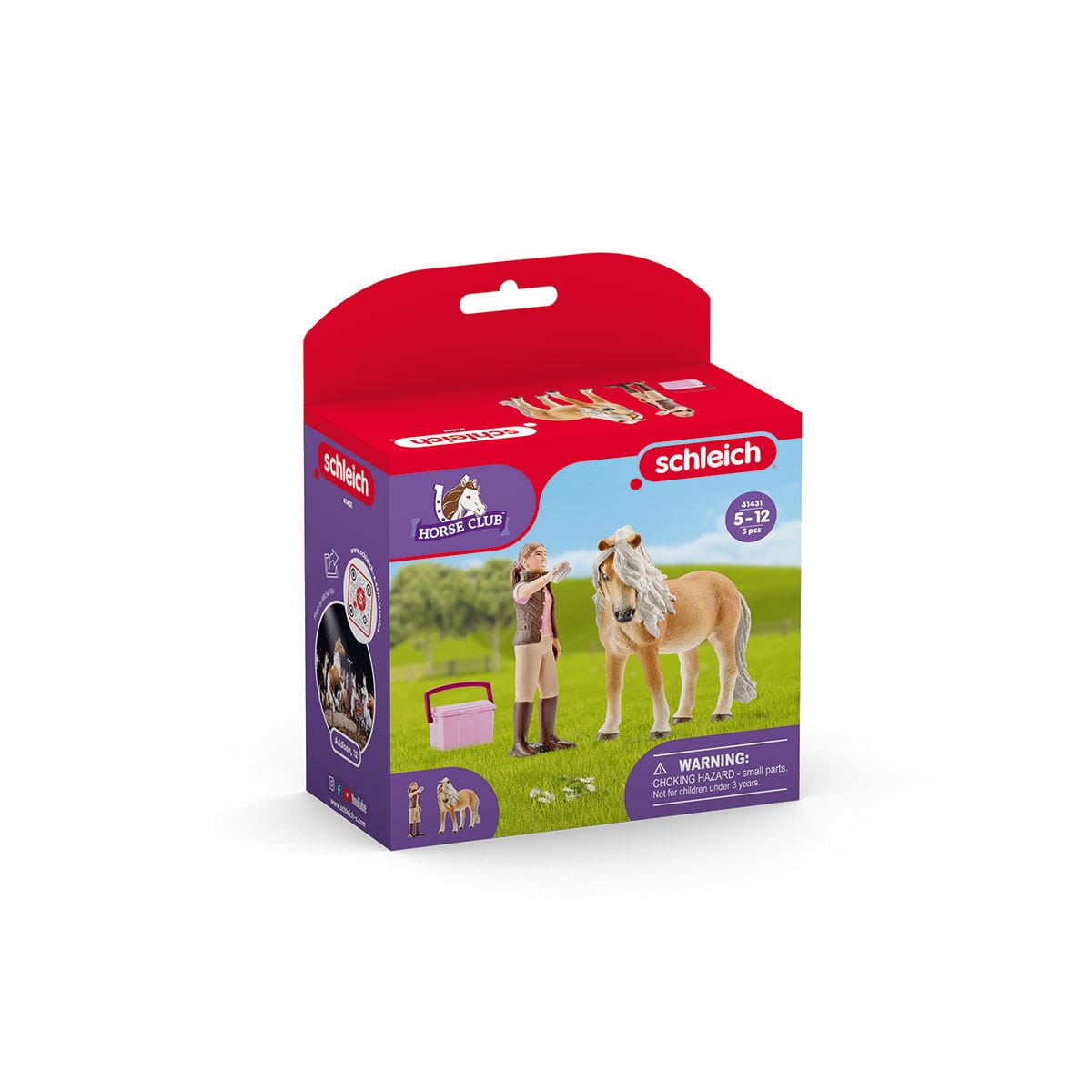 schleich-horse-club-pferdepflegerin-island-pony-41431 image 2