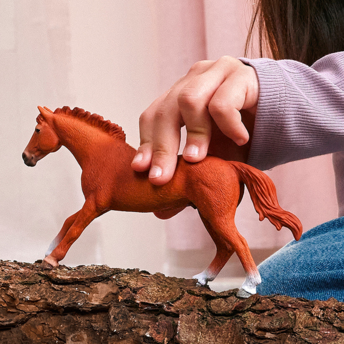 schleich-horse-club-englisches-vollblut-hengst-14915-pferdefigur image 2