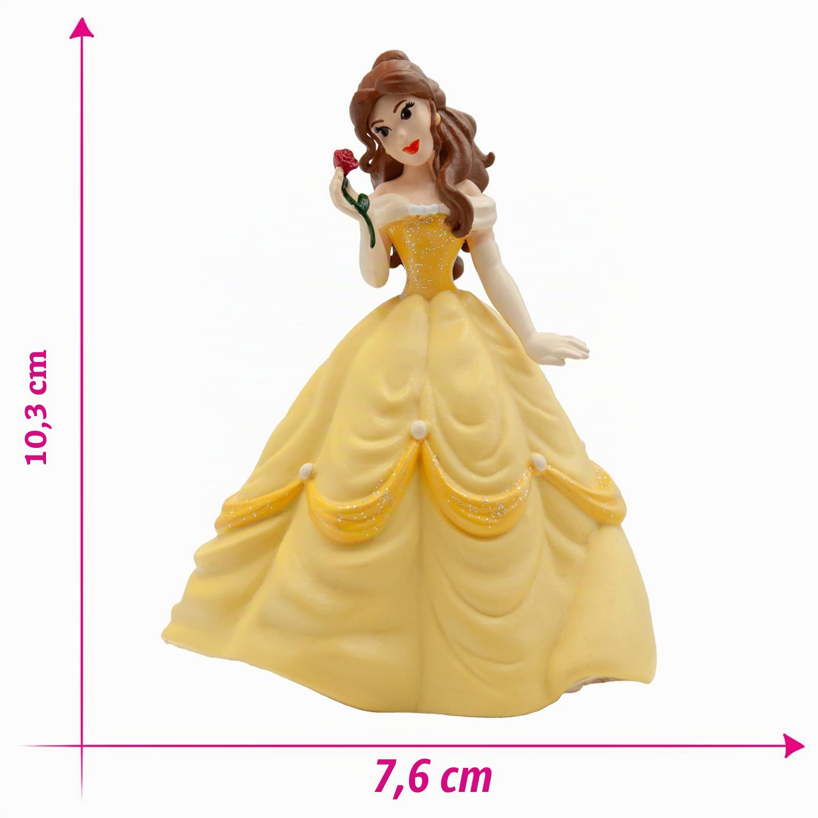 bullyland-disney-princess-belle-12401-spielfigur-10-3-cm image 2