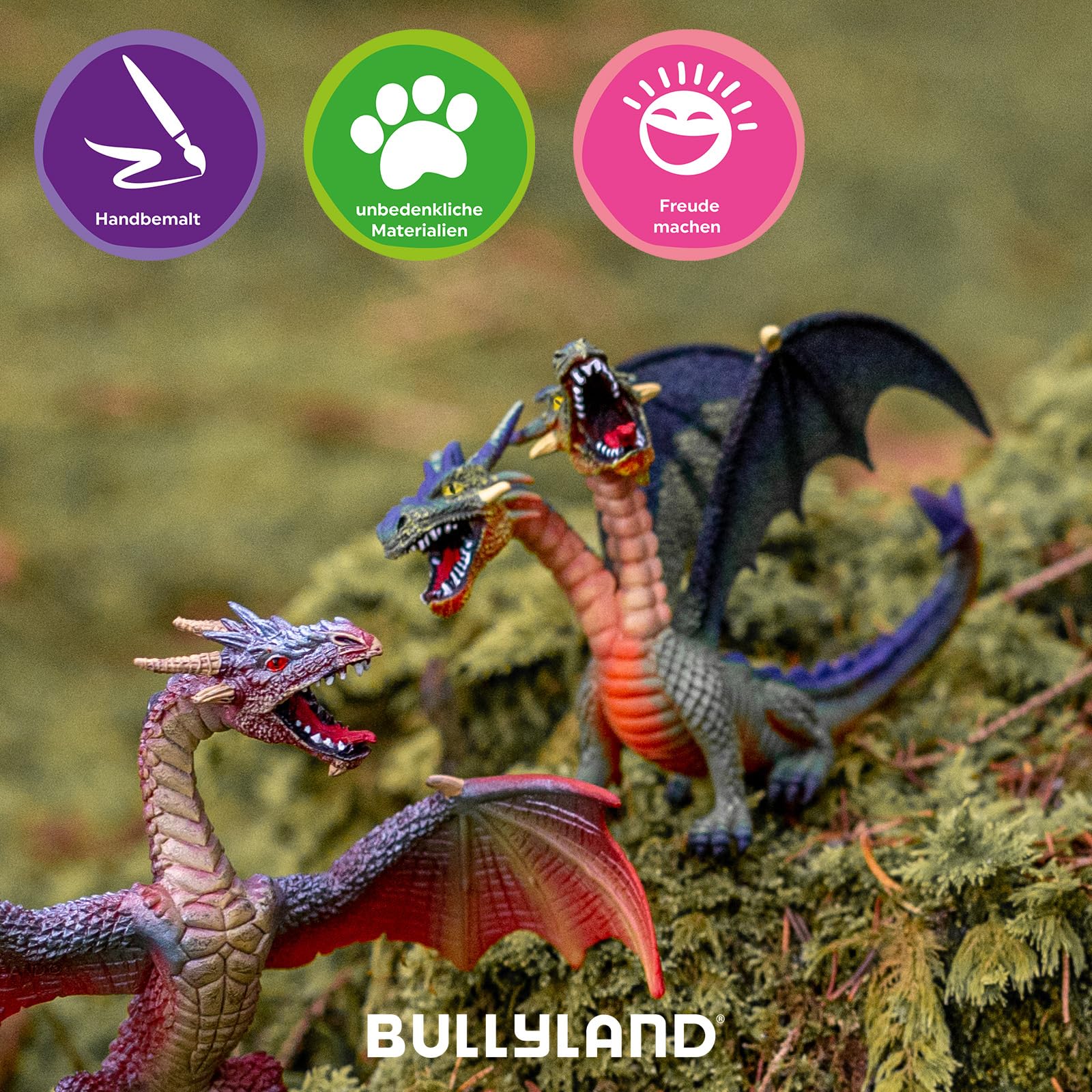 bullyland-enchanted-forest-drache-spielfigur-75596-gr-n-2-k-pfe image 5
