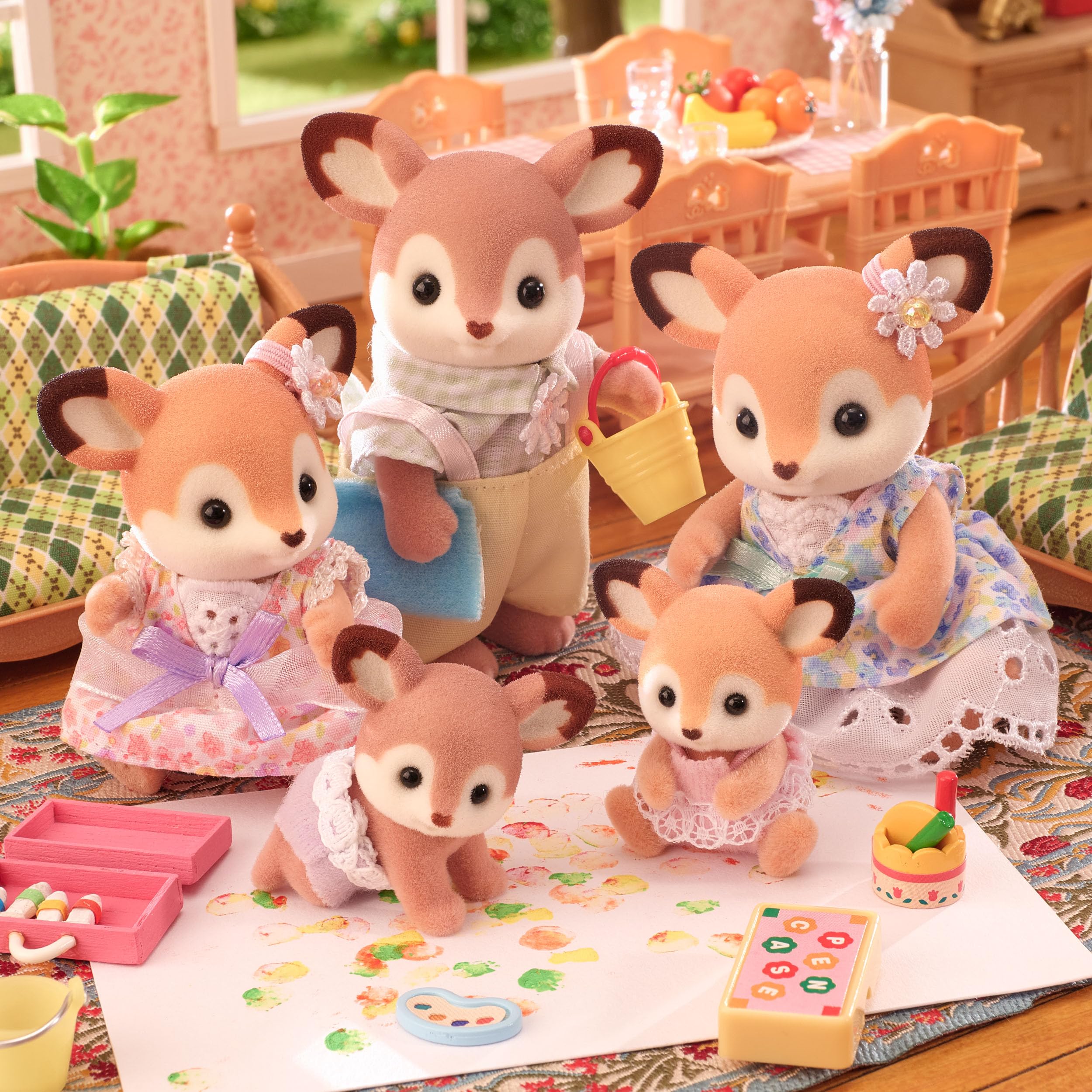 sylvanian-families-baby-reh-zwillinge-5800-spielset image 5