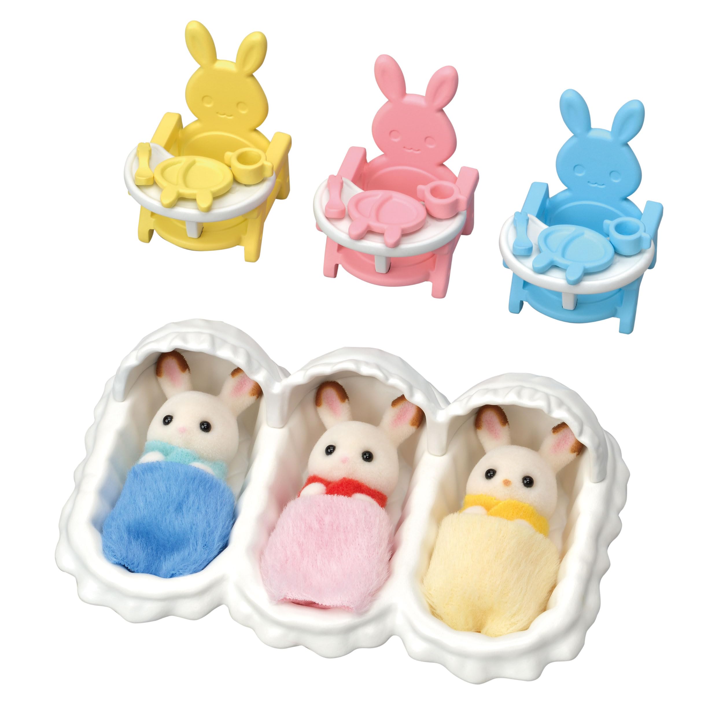 sylvanian-families-baby-erstausstattung-drillinge-spielset-l5532 image 1