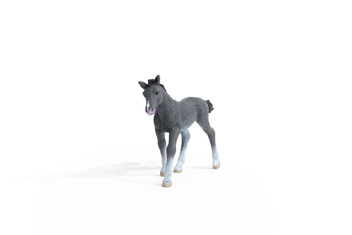schleich-horse-club-trakehner-fohlen-pferdefigur-schimmel image 6