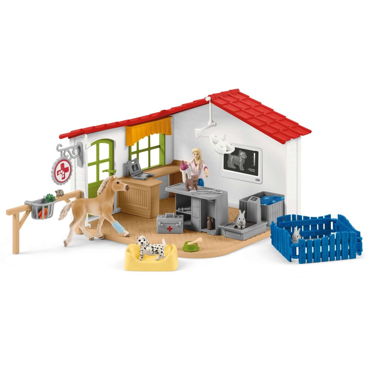 schleich-farm-world-tierarzt-praxis-42502-spielset-haustiere image 5