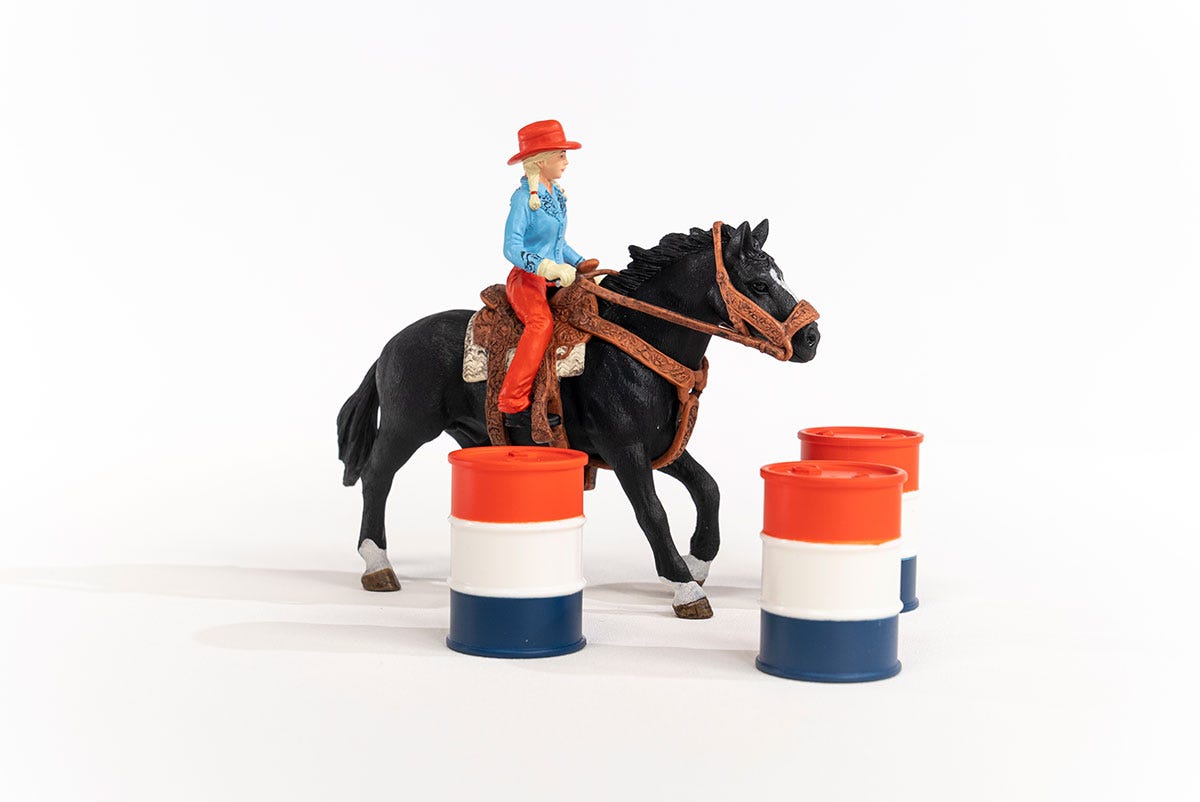 schleich-horse-club-42576-barrel-racing-spielfiguren-set-mit-cowgirl image 7