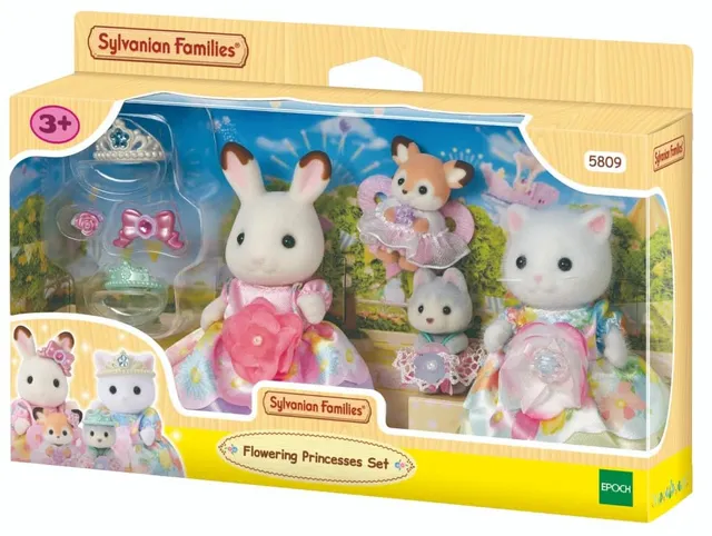 sylvanian-families-town-girl-5809-blumenprinzessinnen-set-4-figuren image 1