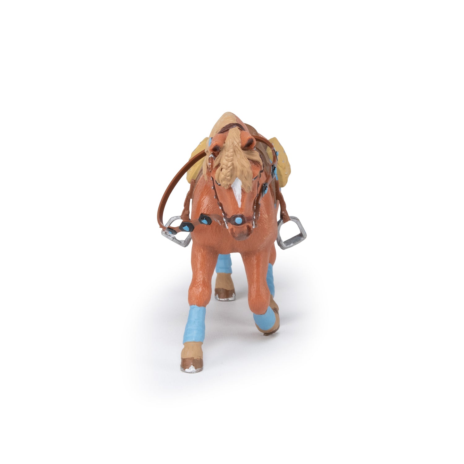 papo-horses-pferd-junger-reiter-figur-blau-beige image 2