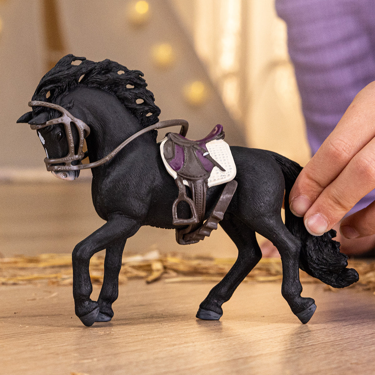 schleich-horse-club-42707-pura-raza-espa-ola-hengst-pferdefigur image 2