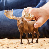 schleich-wild-life-elchbulle-tierfigur-geweih-m-nnlich image 2
