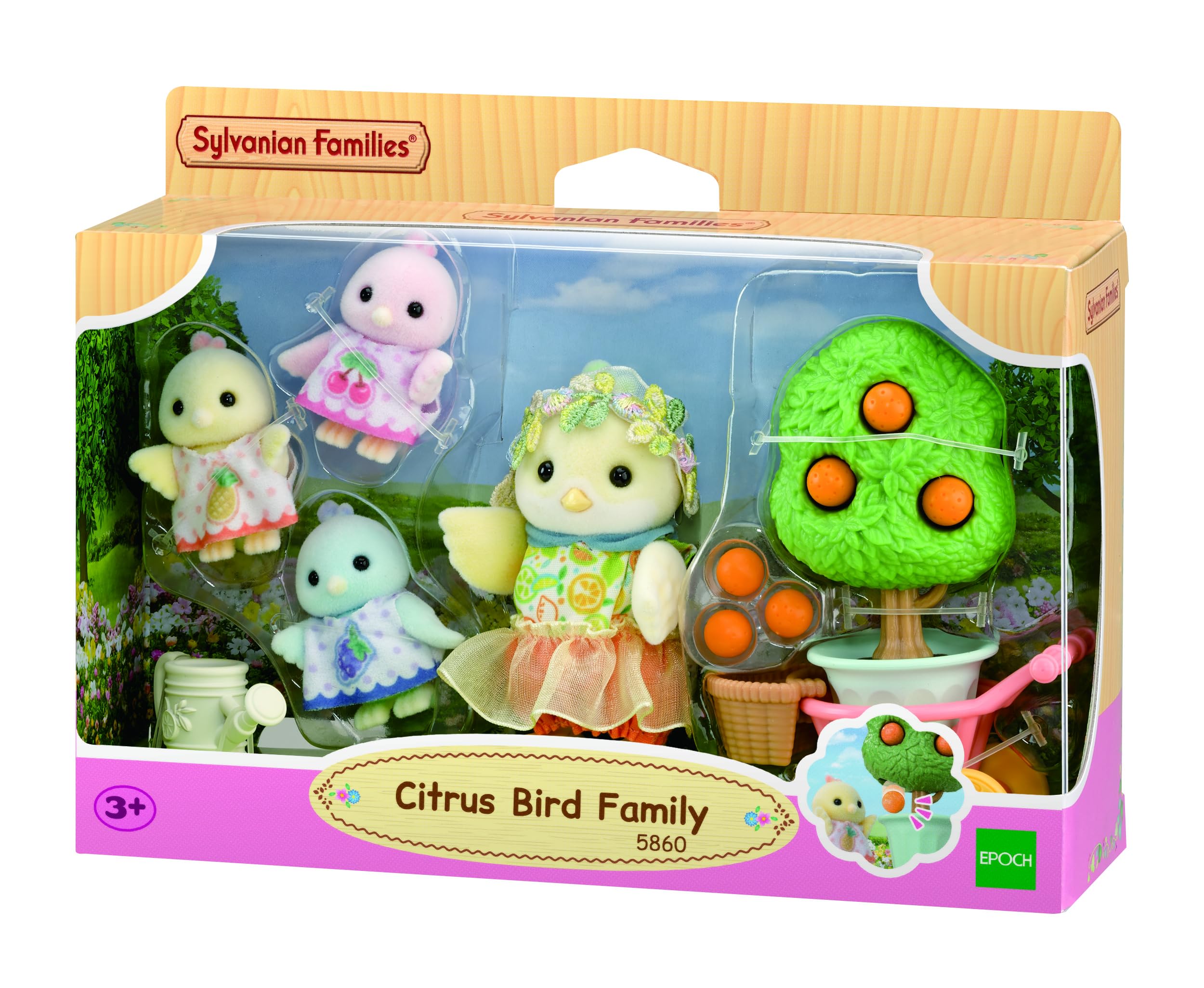 sylvanian-families-village-5860-zitronenvogel-familie-spielset image 8