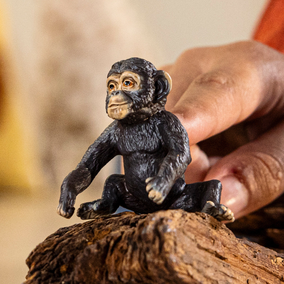 schleich-wild-life-schimpansen-junges-14884-tierfigur-jungtier image 2
