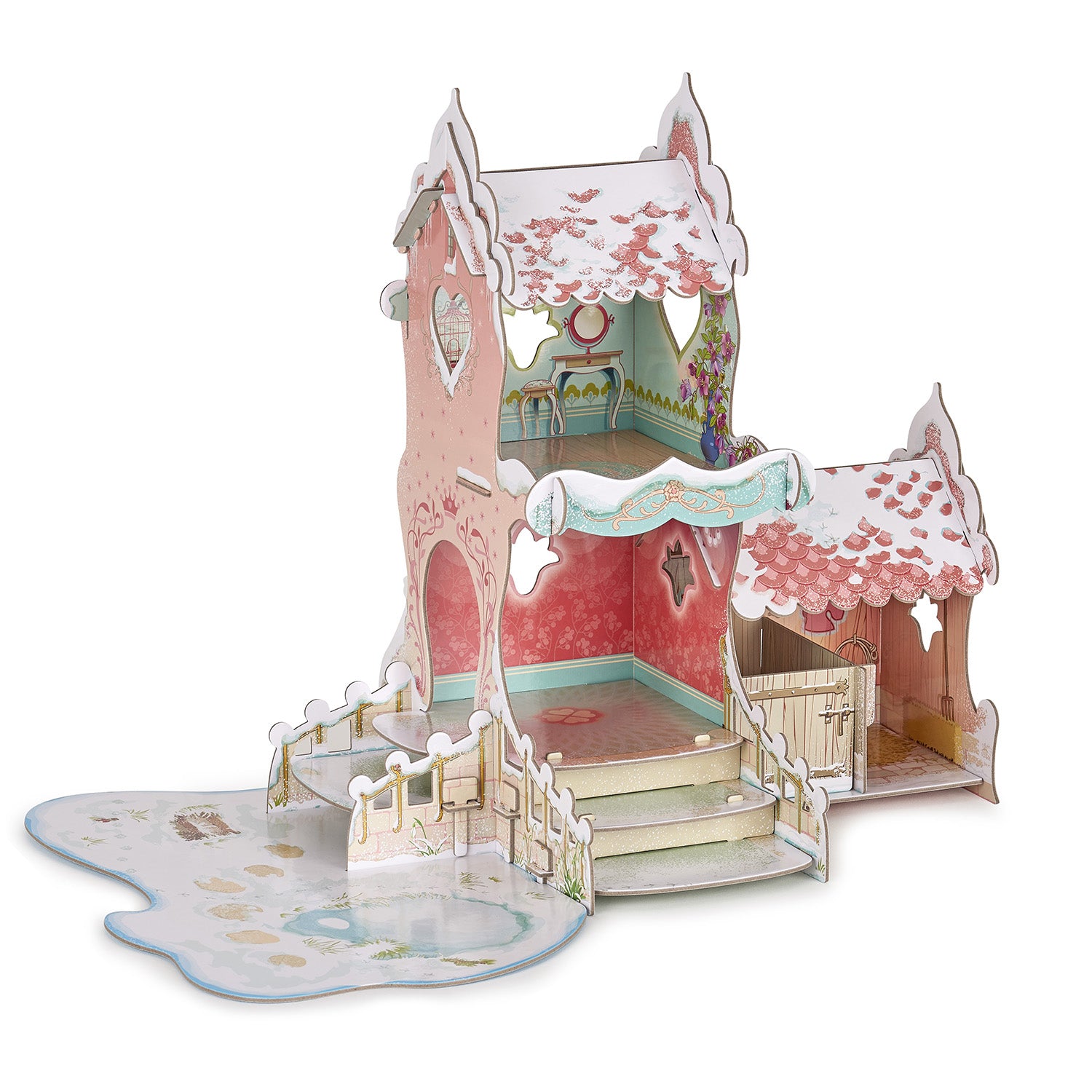papo-enchanted-world-box-set-schloss-schnee-spielset image 2