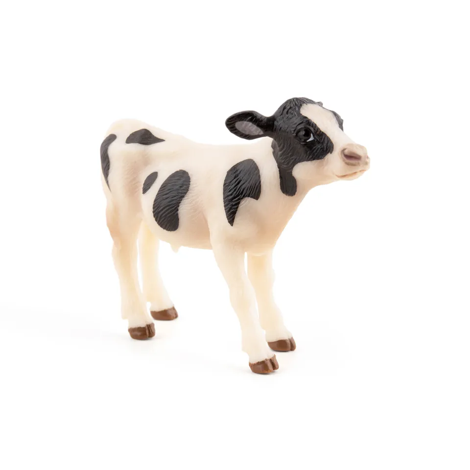 papo-farmyard-friends-kalb-figur-schwarz-wei image 1