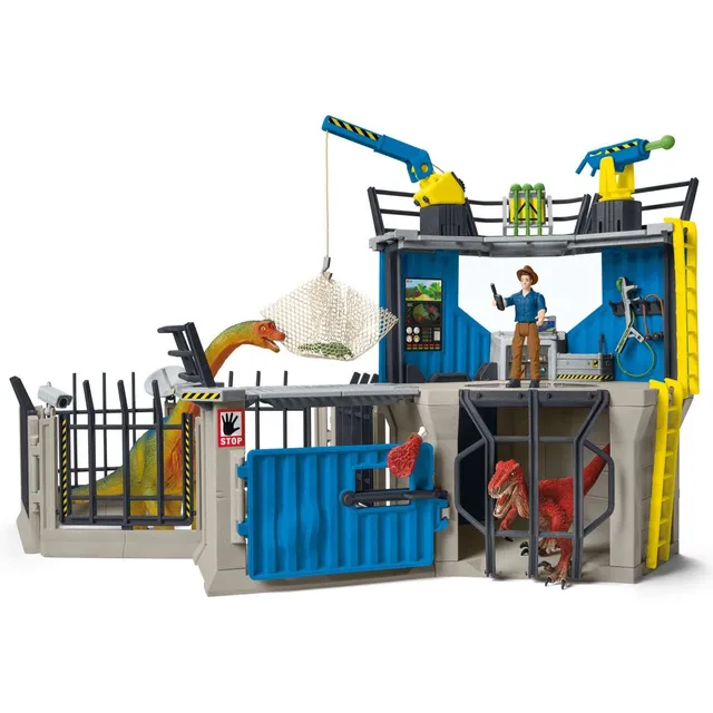 schleich-dinosaurs-gro-e-dino-forschungsstation-spielset-41462 image 1