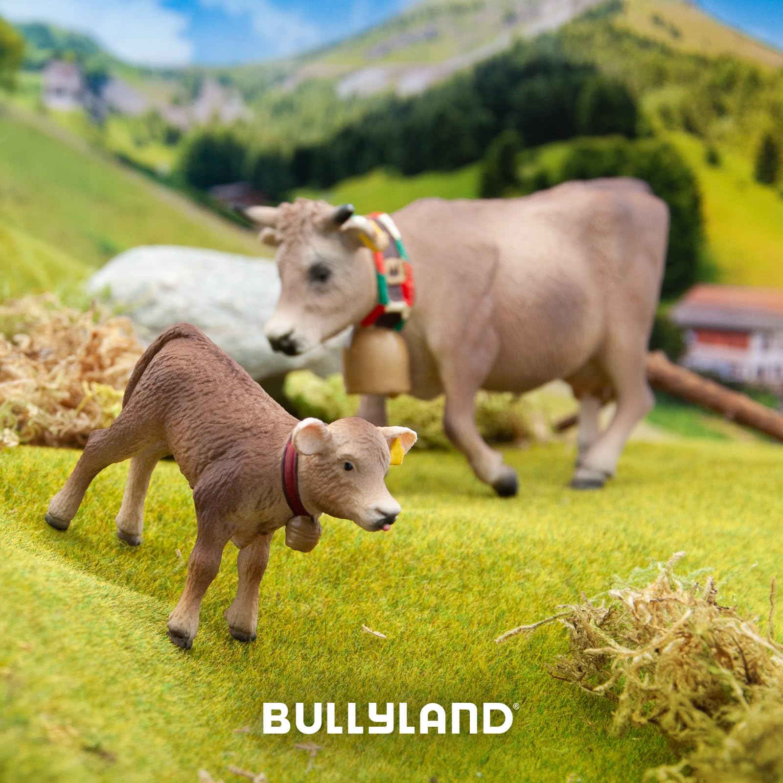 bullyland-62754-alpine-life-alpenkalb-spielfigur-kuhglocke image 6