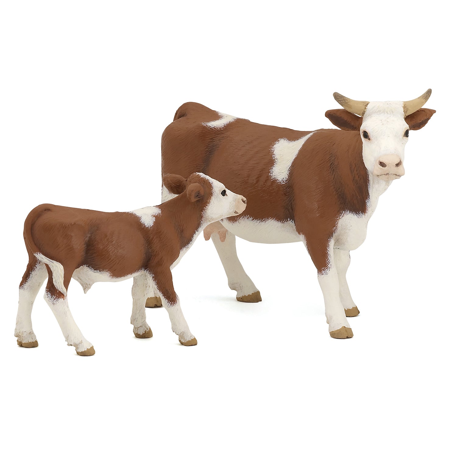 papo-farmyard-friends-simmentaler-kalb-tierfigur image 2