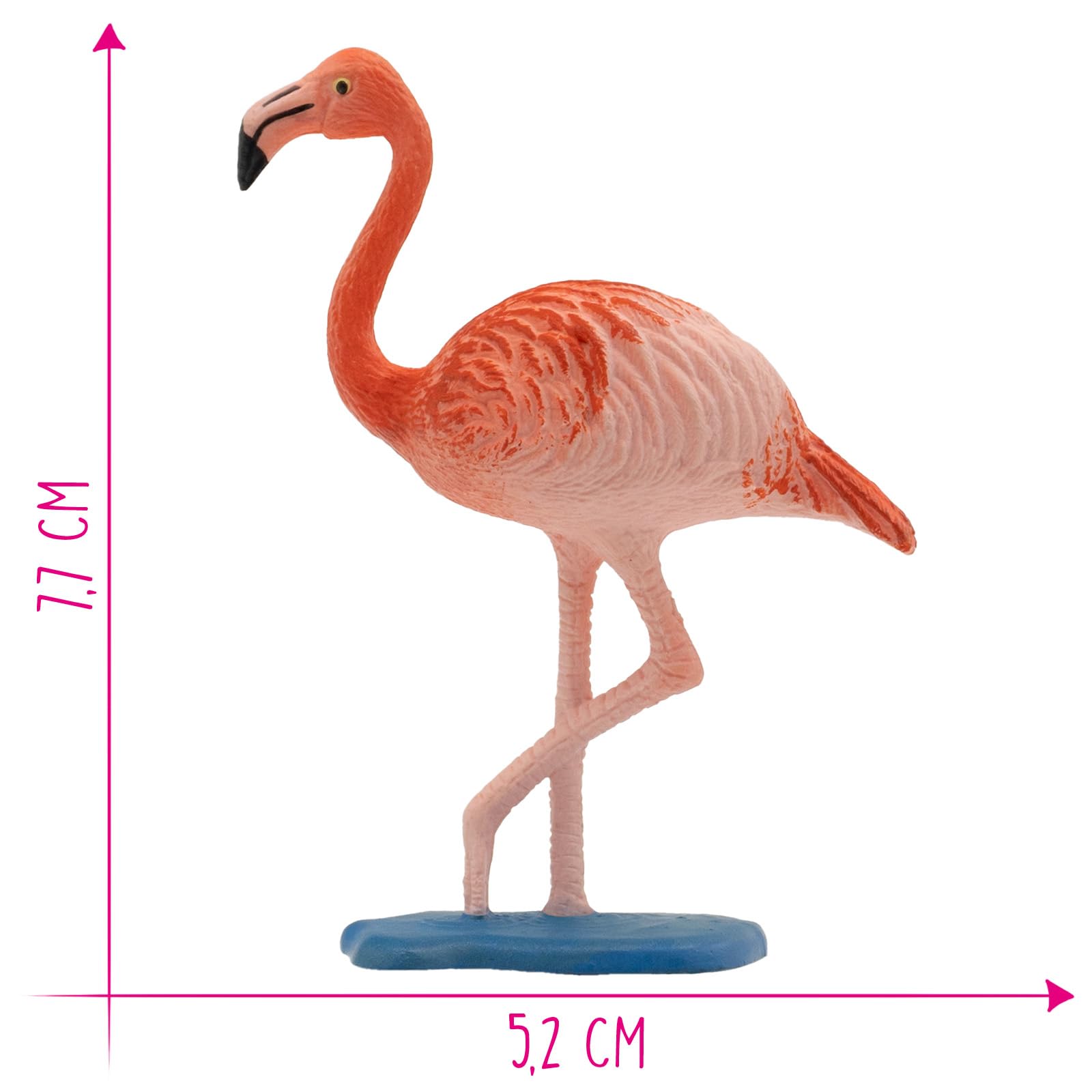 bullyland-bird-world-63715-flamingo-rosa-spielfigur-7-7-cm image 2