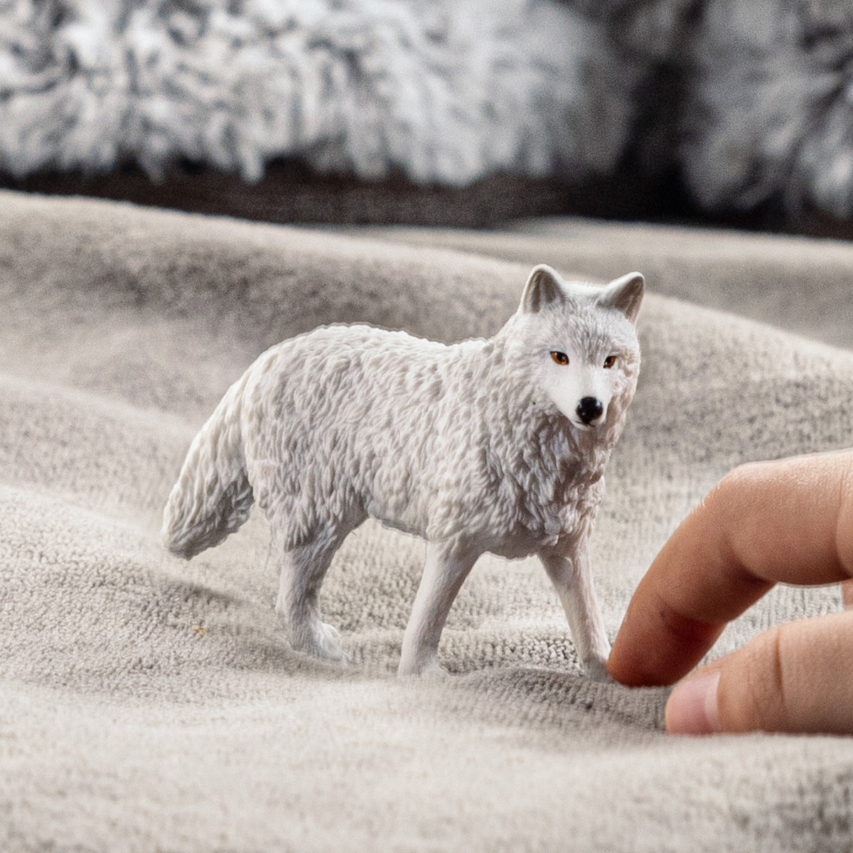 schleich-wild-life-polarwolf-14880-tierfigur-wei image 2