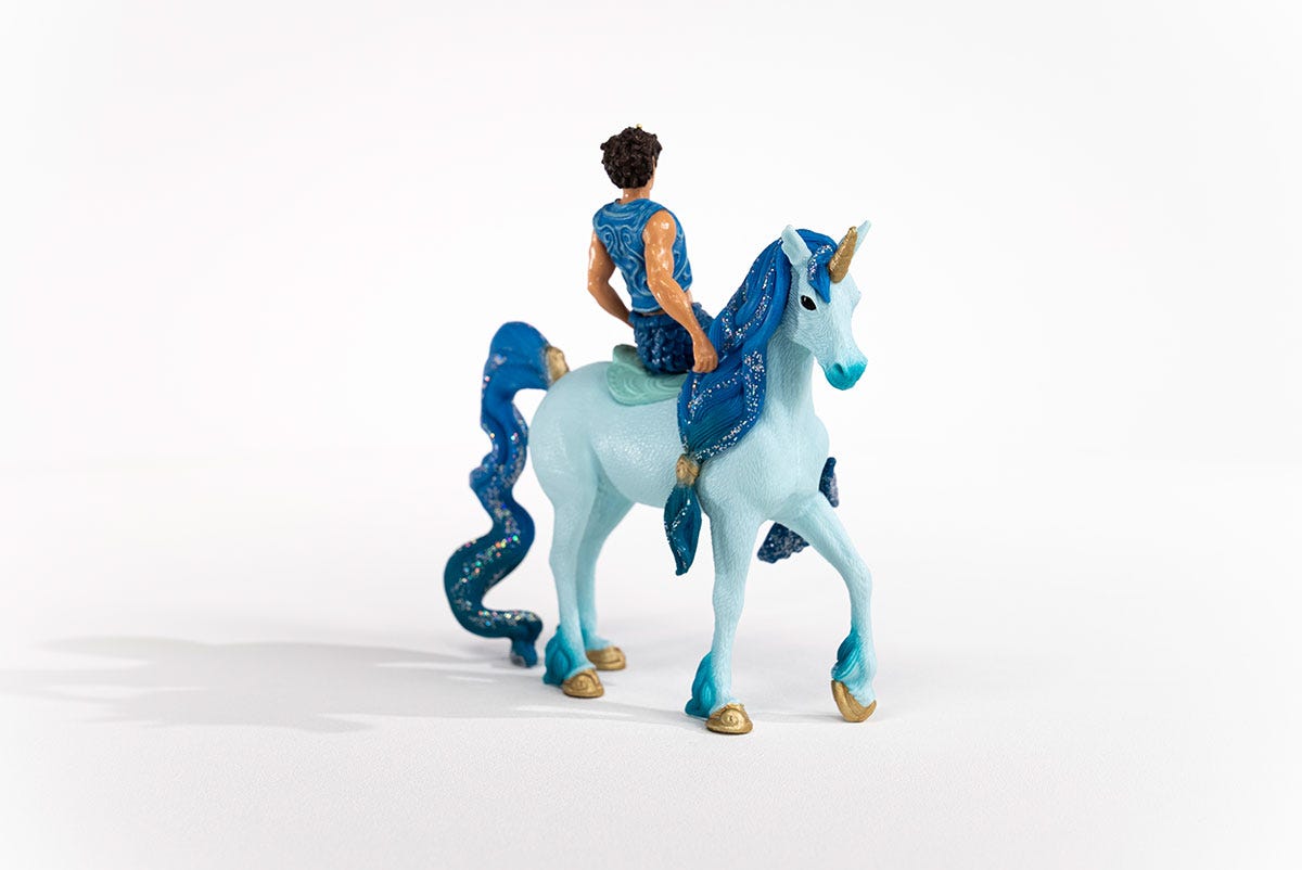 schleich-bayala-aryon-auf-einhorn-figur-70718-blau image 3