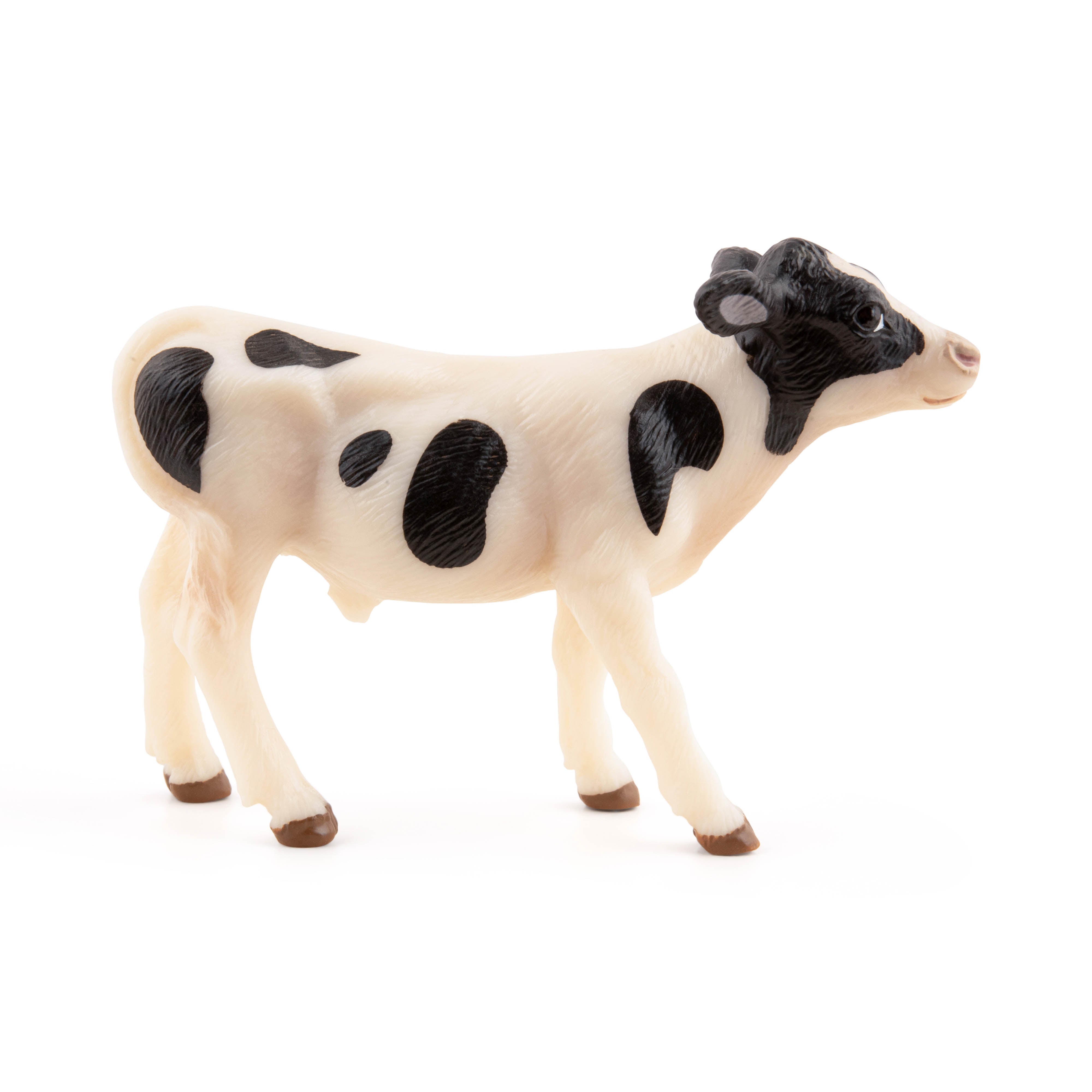 papo-farmyard-friends-kalb-figur-schwarz-wei image 2