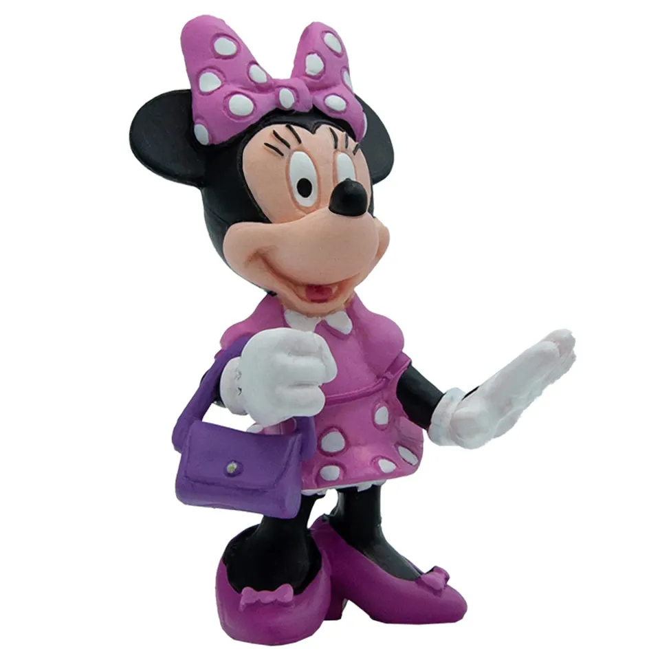 bullyland-disney-minnie-mouse-spielfigur-mit-tasche-7-2-cm image 1