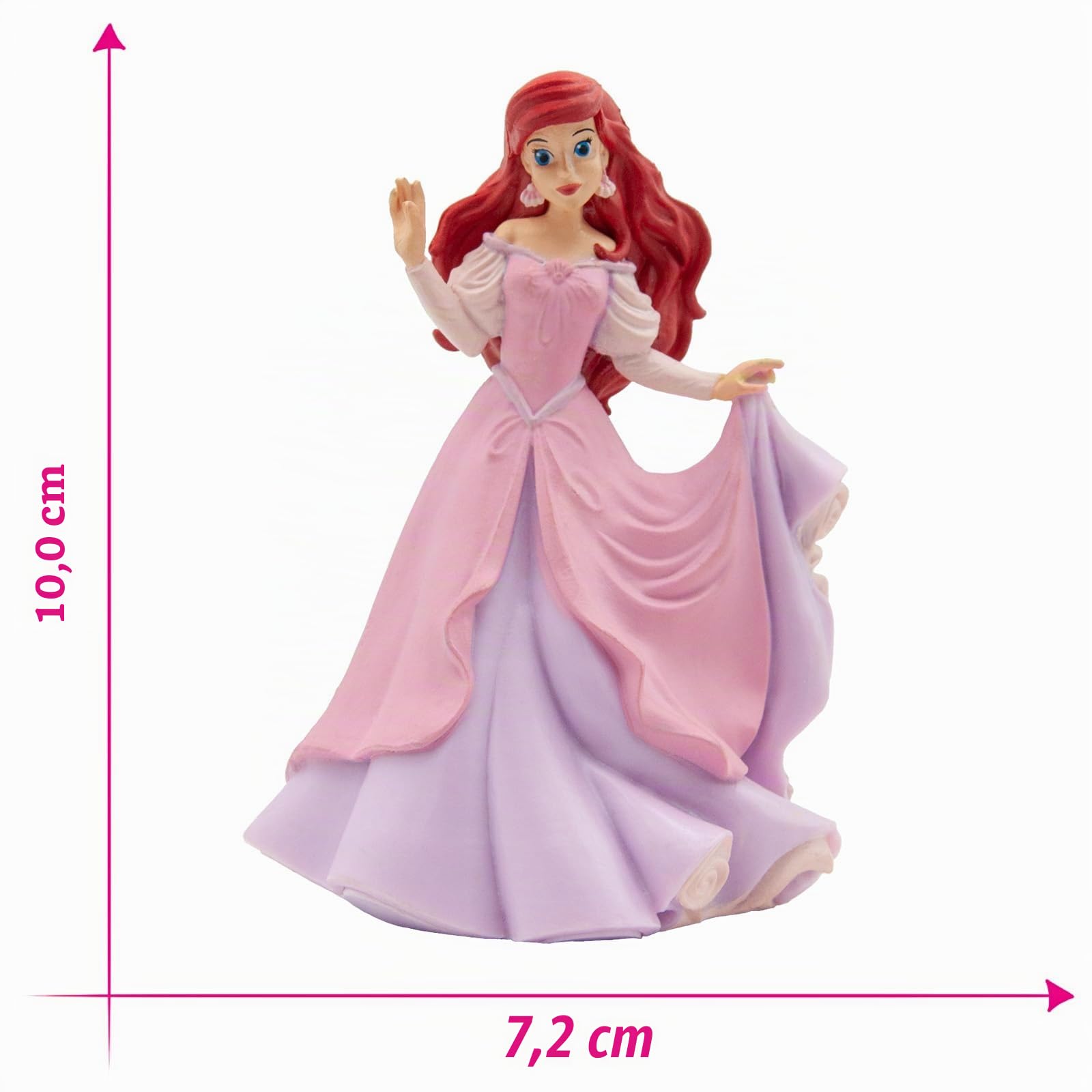 bullyland-disney-princess-arielle-12312-figur-rosa-kleid image 2