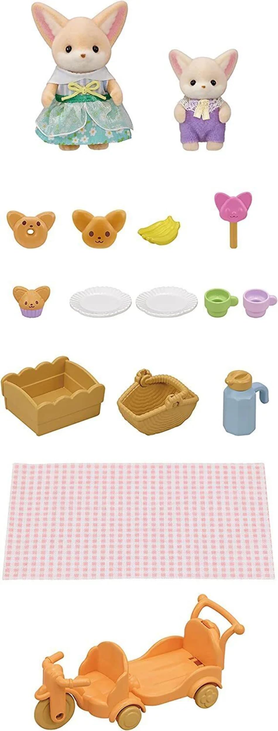sylvanian-families-baby-treats-5698-w-stenfuchs-picknick-set image 3