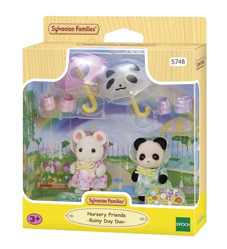 sylvanian-families-5748-kindergarten-regenwetter-figuren-2er-set image 7