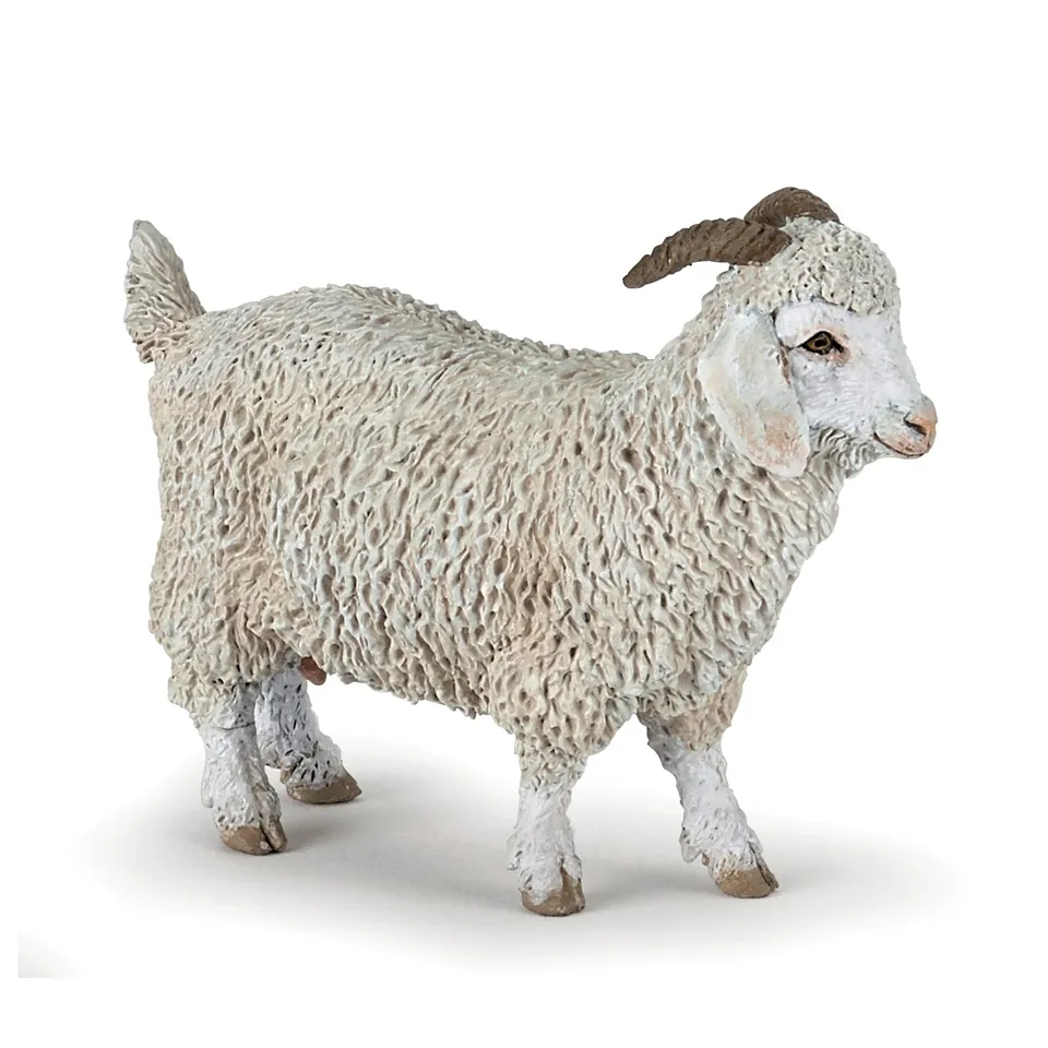 papo-farmyard-angoraziege-ziegenfigur-wei-nutztier image 1