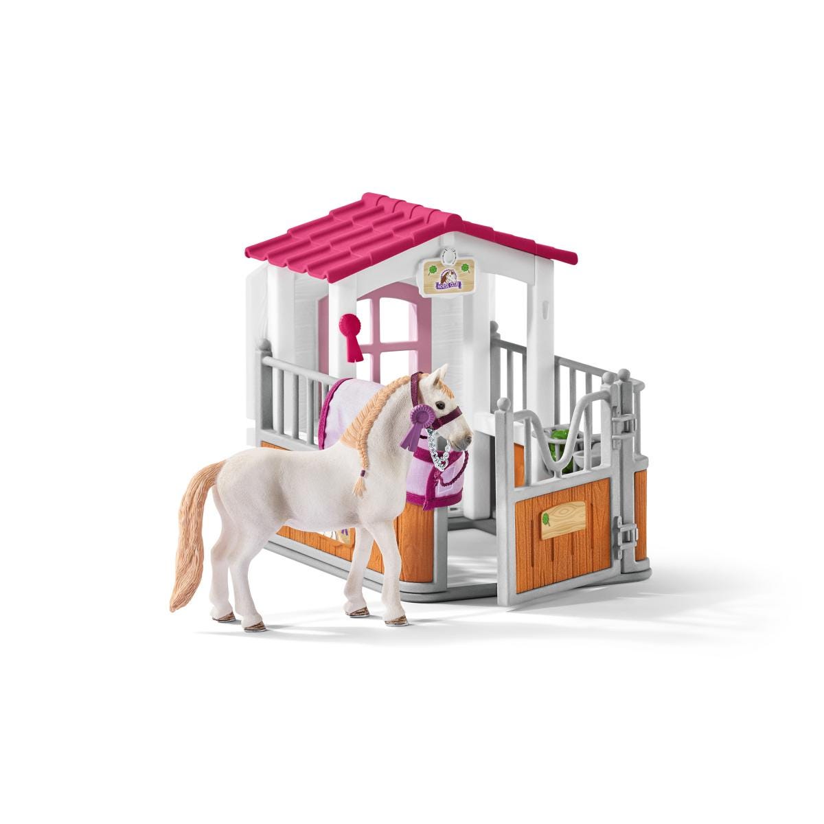 schleich-horse-club-pferdebox-mit-lusitano-stute-pferd-42368 image 5