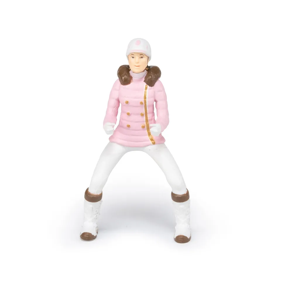 papo-pferde-wintermode-reiterin-figur-mit-helm image 1