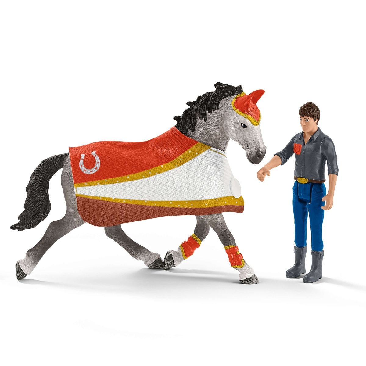 schleich-horse-club-mias-voltigier-reitset-spielset-42443-mit-pferd image 6
