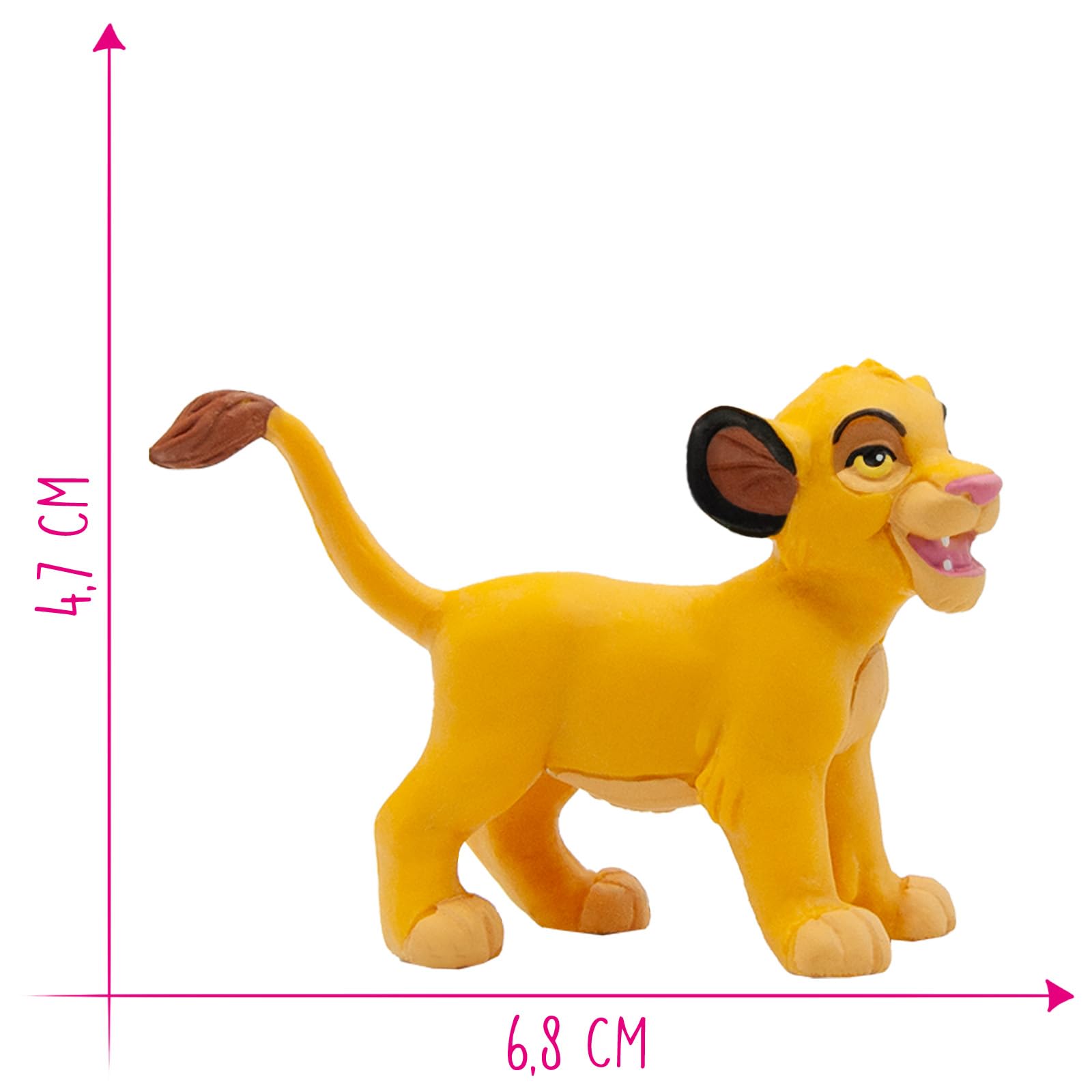 bullyland-12254-junger-simba-spielfigur-4-7-cm-l-we image 2