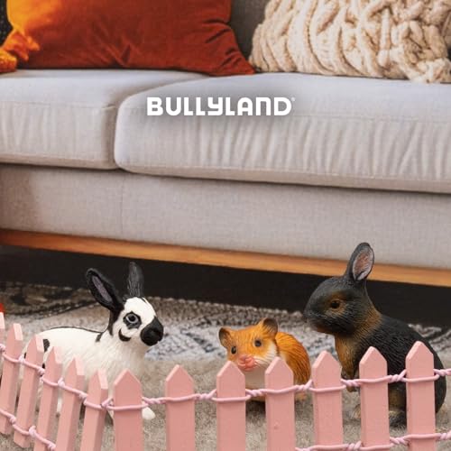 bullyland-pets-64611-hase-schwarz-wei-tierfigur-ca-6-cm image 6