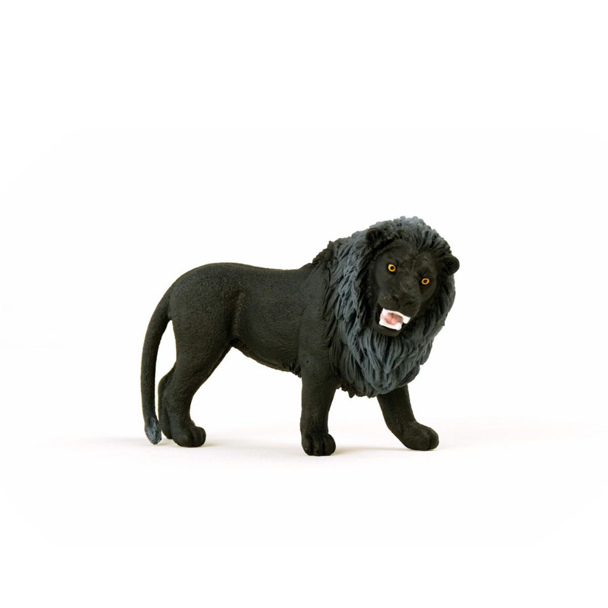 schleich-wild-life-schwarzer-l-we-br-llend-tierfigur image 1