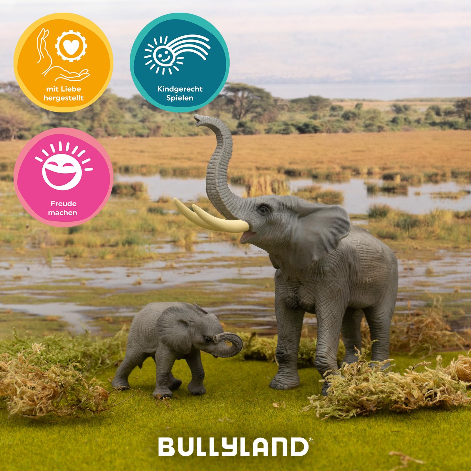 bullyland-safari-afrikanischer-elefant-tierfigur-21-cm image 5