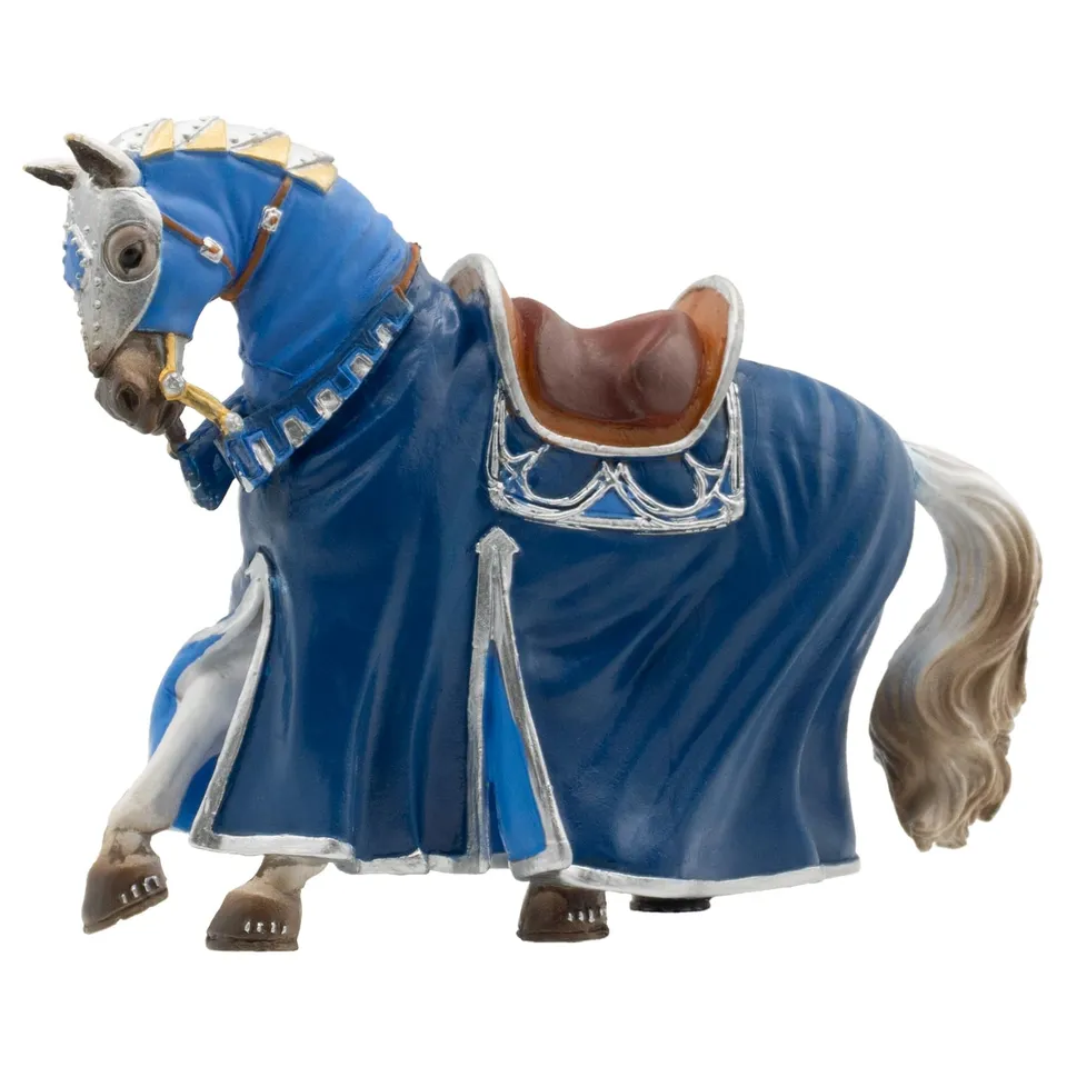 bullyland-turnierpferd-blau-ritter-spielfigur-14-5-cm-80769 image 1