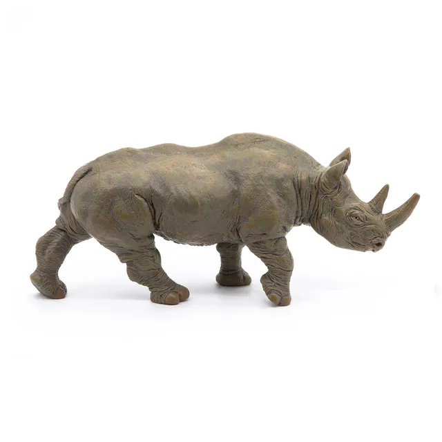 papo-wildlife-schwarzes-nashorn-figur-savanne image 1