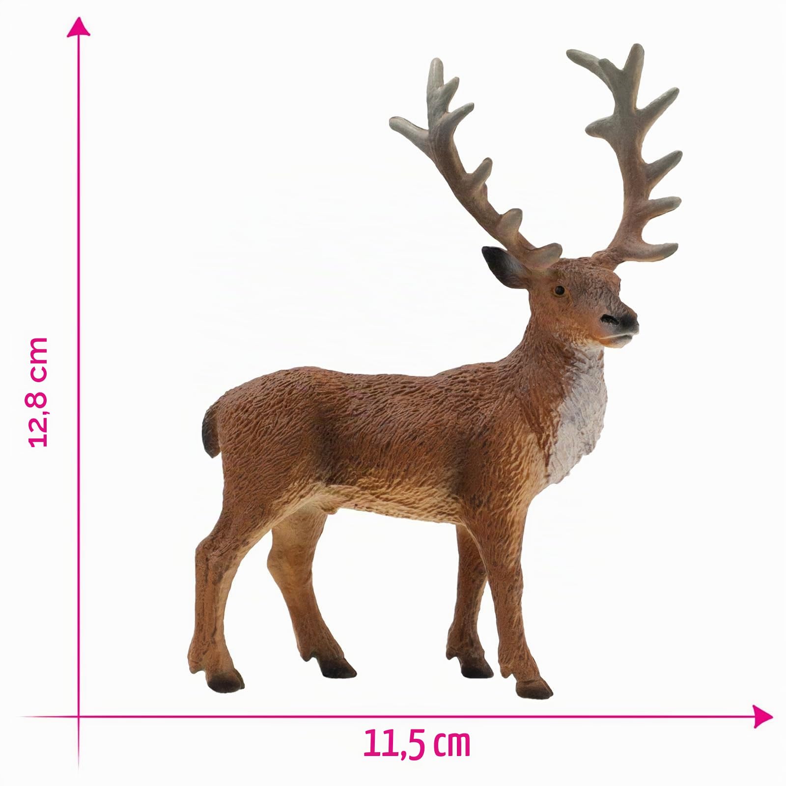 bullyland-forest-animals-64433-rothirsch-tierfigur-12-8-cm image 2