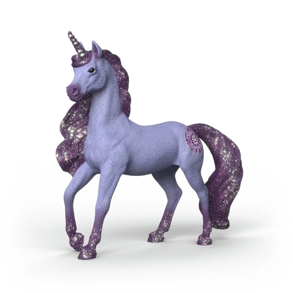 schleich-bayala-einhorn-hengst-orchid-figur-70893-glitzer image 1
